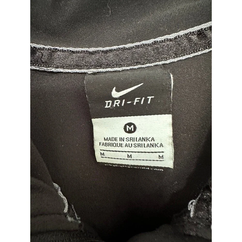 Nike Women's Dri-Fit Full Zip Up Thumb Holes Track Athletic Jacket M